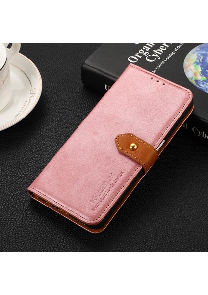 Samsung Galaxy S23 Fe Stand Telefon Kapağı Cowhide Doku Cüzdanı Pu Deri Kılıf (Yurt Dışından)