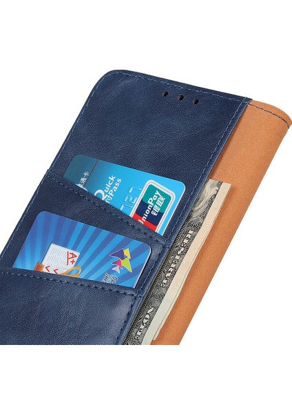 Samsung Galaxy S23 Fe Çılgın At Doku Telefon Kılıfı Bölünmüş Deri Cüzdan Stand Kapağı (Yurt Dışından)