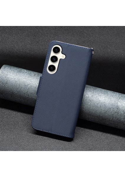 Samsung Galaxy S23 Fe Pu Deri Cüzdan Kılıfı Litchi Doku Dikkat Anti-Drop Stand Telefon Kapağı (Yurt Dışından) indirimleri