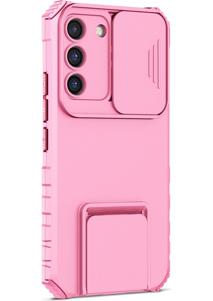 Samsung Galaxy S22 5g Pc+Tpu Kickstand Kapak Slayt Lens Kalkanı Telefon Kasası (Yurt Dışından) modelleri