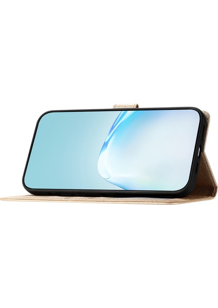 Samsung Galaxy S21+ 5g Pu Deri+ Tpu Telefon Koruyucusu, Cüzdan Işlevi Stand Ipek Doku Flip Case El Kayışı ile (Yurt Dışından)