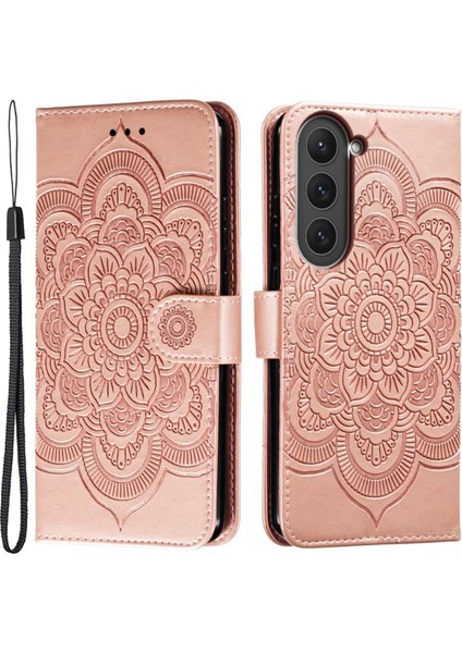 Samsung Galaxy S23 Pu Deri+Tpu Telefon Kapağı Flip Stand Cep Telefonu Kılıfı (Yurt Dışından)