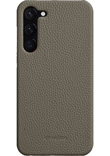 Samsung Galaxy S22 5g Inek Deri Kaplamalı Pc Telefon Kabuğu Eksik Kapak (Yurt Dışından)