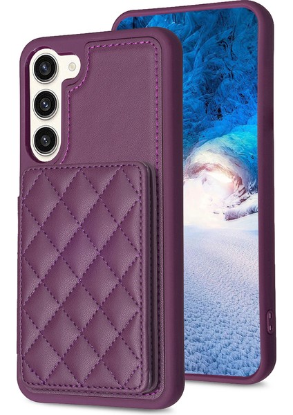Samsung Galaxy S23+ Telefon Kılıfı Kart Tutucu Çubuğu Pu Deri Kaplamalı Tpu Arka Kapak (Yurt Dışından) fiyatları