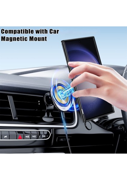 Samsung Galaxy S22 Ultra 5g Pc+Tpu Telefon Kapağı Magsafe ile Uyumlu Dönen Kickstand Case (Yurt Dışından) modelleri