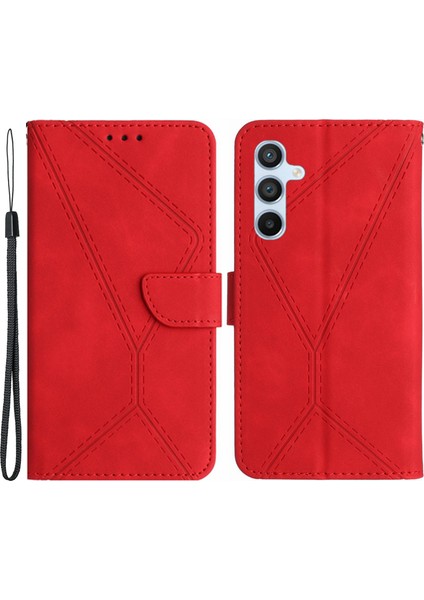Samsung Galaxy S23 Fe Telefon Kılıfı Cüzdan Baskılı Hat Cilt Touch Pu Deri+Tpu Telefon Stand Kapağı (Yurt Dışından) fiyatları