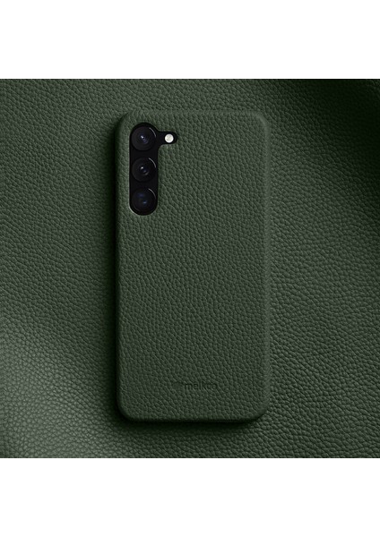 Samsung Galaxy S23 Anti-Drop Inek Deri Kaplamalı Pc Telefon Kabuğu Eksik Kapak (Yurt Dışından) fırsatları