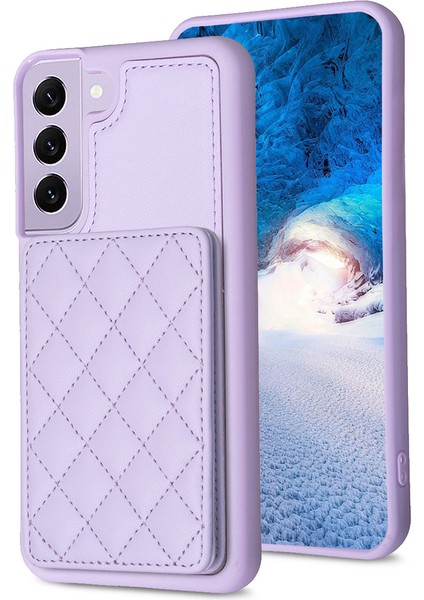 Samsung Galaxy S21 Fe 5g Anti-Drop Deri Kaplamalı Tpu Kapak Telefon Kılıfı Kart Tutucu Kickstand (Yurt Dışından) fiyatları