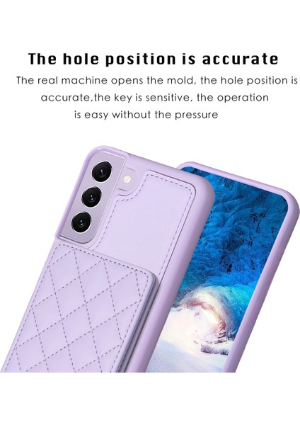 Samsung Galaxy S21 Fe 5g Anti-Drop Deri Kaplamalı Tpu Kapak Telefon Kılıfı Kart Tutucu Kickstand (Yurt Dışından) modelleri