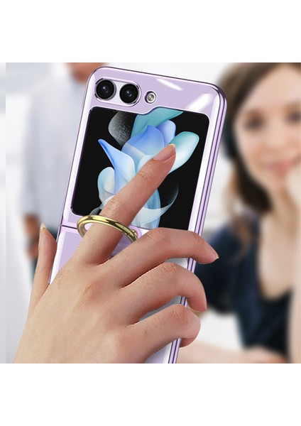Samsung Galaxy Z Flip5 5g Entegre Temsil Edilmiş Cam Film Telefon Kabuğu Plastik Telefon Kılıfı Katlanır Telefon Kapağı (Yurt Dışından) indirimleri
