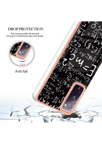 Samsung Galaxy S20 Fe / S20 Fe 2022 / S20 Lite Telefon Kılıfı Tpu Imd Desen Arka Kapak (Yurt Dışından)