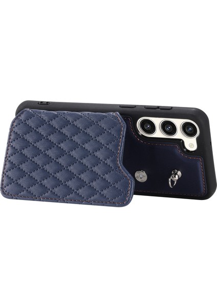 Samsung Galaxy S23+ Slim Fit Shell Kickstand Rfıd Engelleme Pu Deri+ Tpu Telefon Kılıfı 2 Kayışla (Yurt Dışından) fırsatları