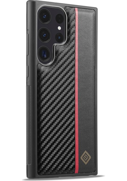 Samsung Galaxy S22 Ultra 5g Karbon Fiber Doku Telefon Kılıfı Pu Deri+Tpu+Eva Telefon Kapağı (Yurt Dışından) fiyatları