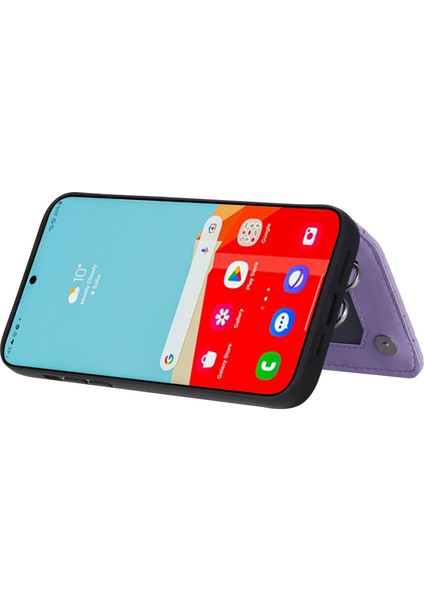 Samsung Galaxy S22 Ultra 5g Rfıd Engelleme Kart Tutucu Telefon Kılıfı Deri+Tpu Kickstand Arka Kapak (Yurt Dışından) modelleri