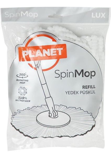 Spin Mop Püskül Lüks (Yedek Püskül)