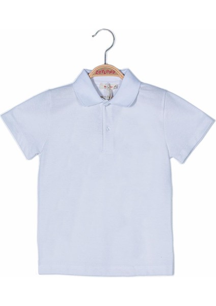 Unisex Çocuk Polo Yaka Kısa Kol T-Shirt