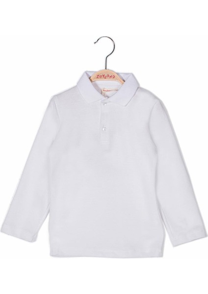Unisex Çocuk Polo Yaka Uzun Kol T-Shirt fiyatları