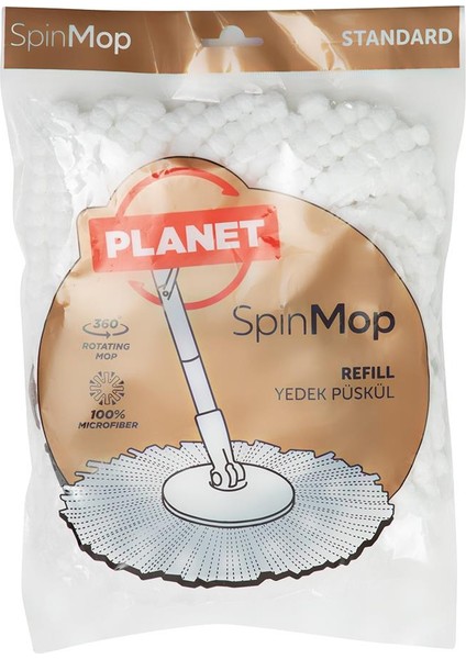 Spin Mop Püskül Standart (Yedek Püskül)