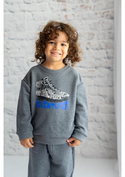 Erkek Çocuk Baskılı Sweatshirt