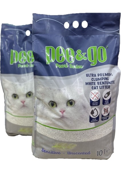 Pee Go Pee&go Kedi Kumu 10 Lt Kokusuz x 2 Adet