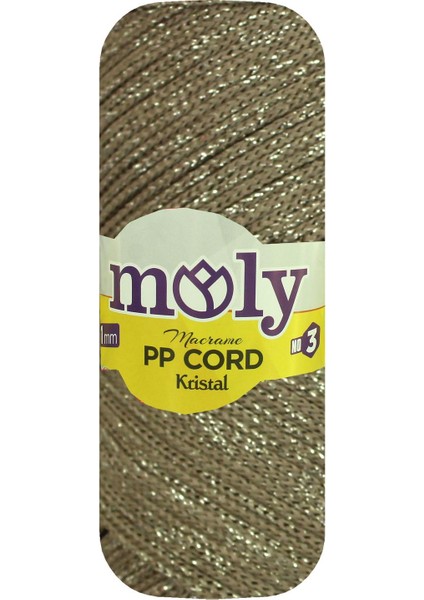 1 mm Moly Kristal Makrome Ipi (301 Bej)
