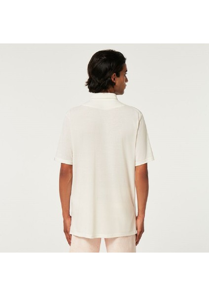 Sand Print Unisex Kısa Kollu Polo T-Shirt
