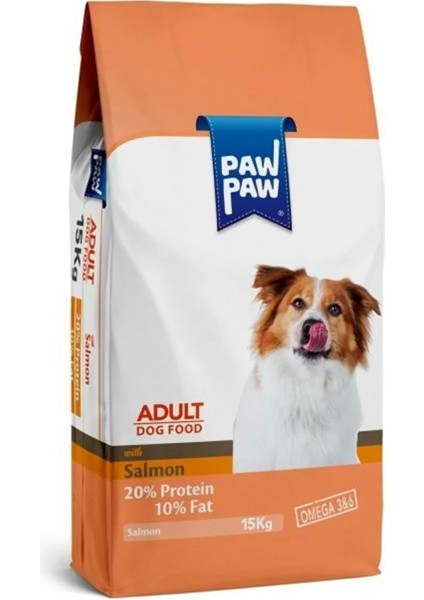 Paw Paw Yetişkin Köpek Maması Somonlu 15 kg