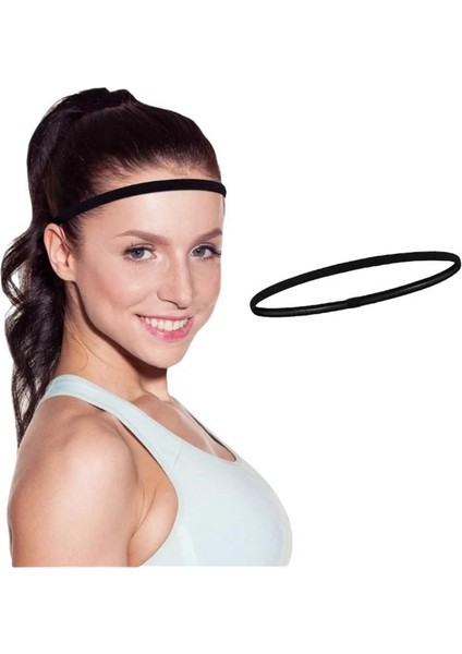 Yoga Saç Bandı Kadınlar İçin Elastik ve Rahat Kullanım 2 Adet Siyah Beyaz fırsatları