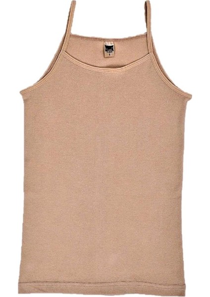 Kadın Ip Askılı Pamuk Atlet Siyah 5 Adet