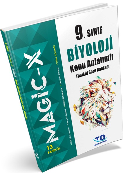 Tandem Yayınları 9. Sınıf Magic-X Biyoloji Konu Anlatımlı Fasikül Soru Bankası