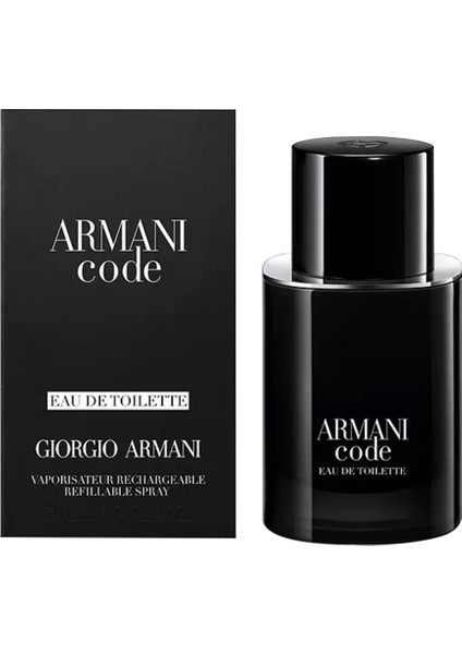 Giorgio Armani Code Edt Refillable  50 ml Erkek Parfüm