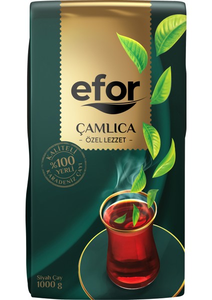 Efor Çamlıca Dökme Siyah Çay - 1000gr fiyatları