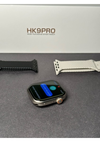 Watch 8 Hk9 Pro Chatgpt Yapay Zeka Destekli Akıllı Saat Kordon Hediyeli 2.05HD Amoled Ekran