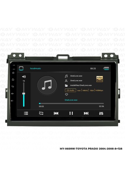 Toyota Prado Android 12 Multimedya Carplay 4gb RAM+64GB HDD 2004-2008 Navigasyon Ekran fiyatları