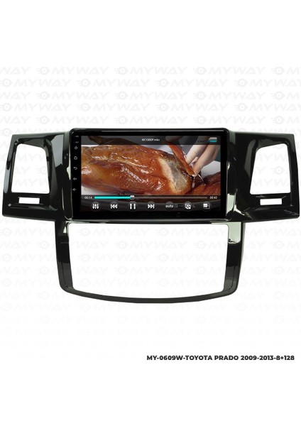 Toyota Prado Android 12 Multimedya Carplay 4gb RAM+64GB HDD 2009-2013 Navigasyon Ekran