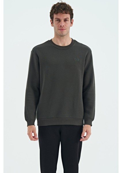 Omar Haki Şardonlu Erkek Sweatshirt - 88137
