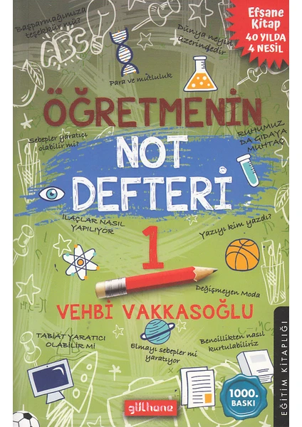 Öğretmenin Not Defteri 1 - Vehbi Vakkasoğlu