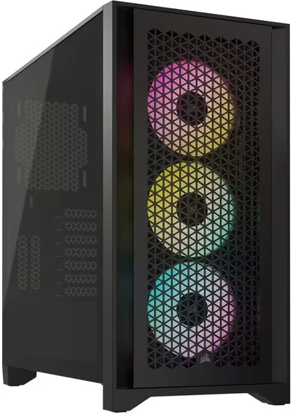 Corsaır Icue 4000D Af RM850E 850W 80PLUS 3XSP120 Rgb Elite Fanlı Mid-Tower Gaming Siyah Kasa