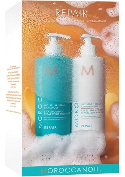 Moisture Repair Şampuan 500ML ve Saç Kremi 500ML Saç Bakım Seti fiyatları