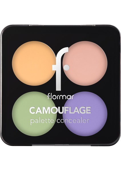 Camouflage Palette Renk Dengeleyici 4'lü Krem Kapatıcı Paleti