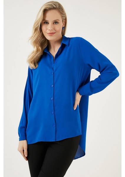 Rahat Kesim Arkası Uzun Gömlek Bayan Gömlek 6118728 fiyatları