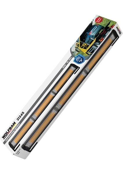 Wolfram 45CM LED Çakar Lamba Sarı + Sarı 12-24V