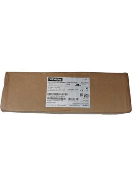6SE6400-3CC00-6AD0 Input Choke Fsa 3ph 200-480V 4.