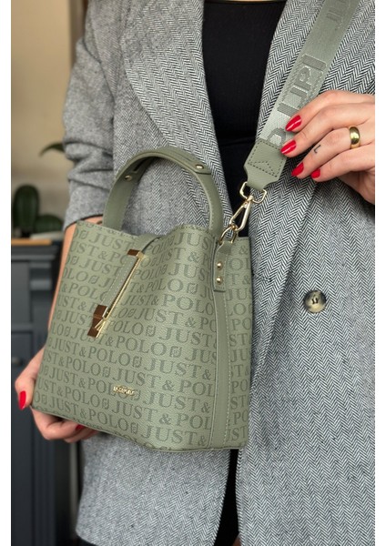 Yeşil Kadın Omuz Çantası ve 22CMX20CM 2055-PLS