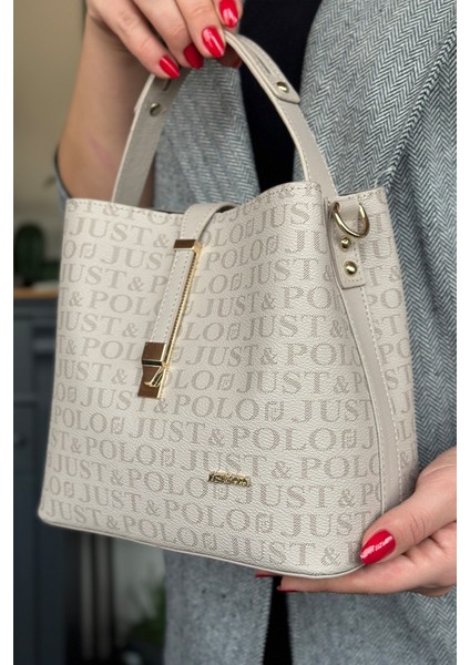 Baskı Desenli Özel Seri Kadın Omuz Çantası 92055-GQ Taş modelleri