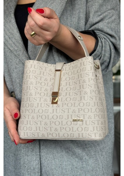 Baskı Desenli Özel Seri Kadın Omuz Çantası 92055-GQ Taş fırsatları