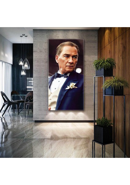 Mustafa Kemal Atatürk Yapay Zeka Günümüzdeki Hali Kanvas Tablo