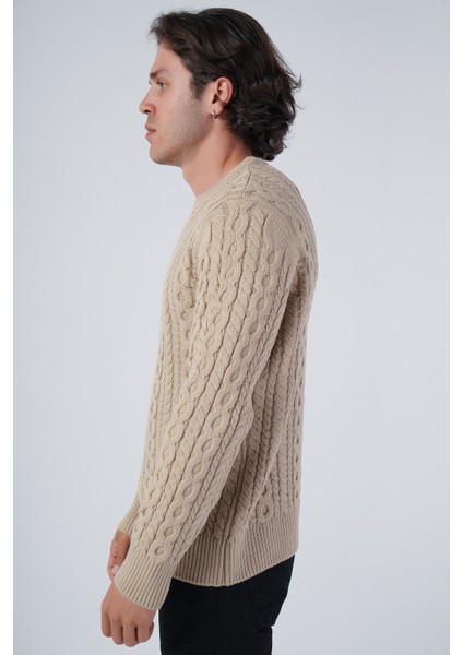 Erkek Saç Örgülü Pamuk Bisiklet Yaka %100 Pamuk Kazak fırsatları