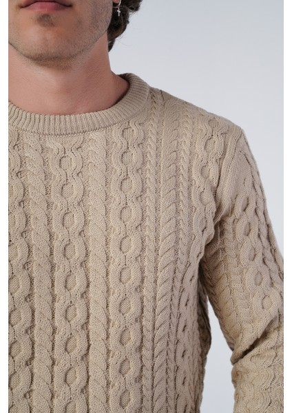 Erkek Saç Örgülü Pamuk Bisiklet Yaka %100 Pamuk Kazak indirimleri