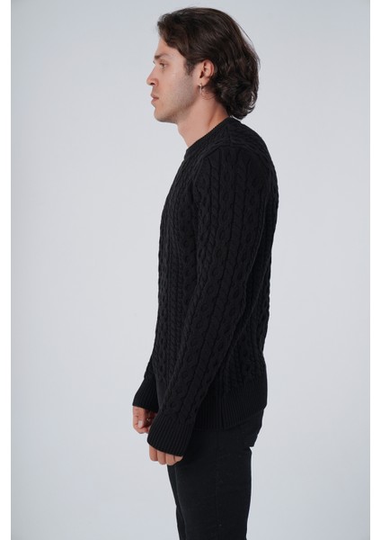 Erkek Saç Örgülü Pamuk Bisiklet Yaka %100 Pamuk Kazak fırsatları